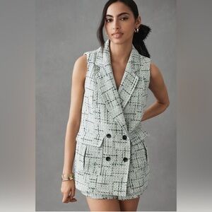 NWT Maeve Tweed Vest